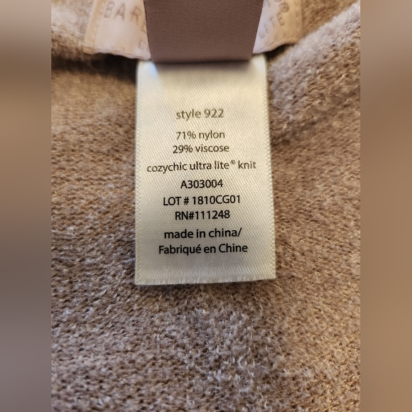 BAREFOOT DREAMS Kimono Cardigan ONE SIZE PLUS (worn 1x) - Picture 10 of 11